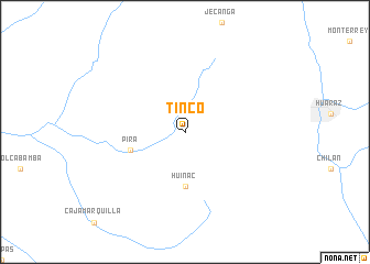map of Tinco