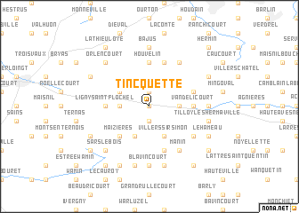 map of Tincquette