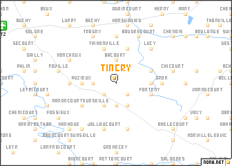 map of Tincry