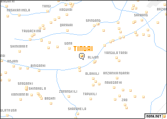 map of Tindai