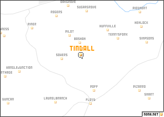map of Tindall