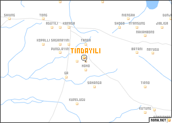 map of Tindayili