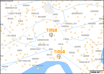 map of Tinda