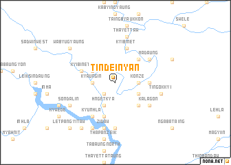 map of Tindeinyan