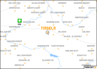 map of Tindeln