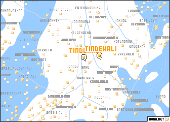 map of Tindewāli