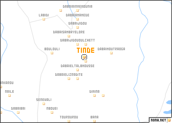 map of Tindé