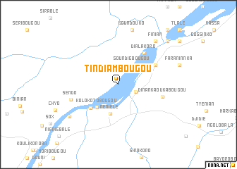 map of Tindiambougou