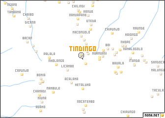 map of Tindingo