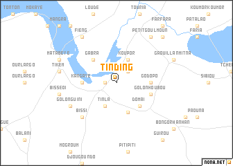 map of Tinding