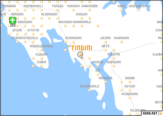 map of Tindini
