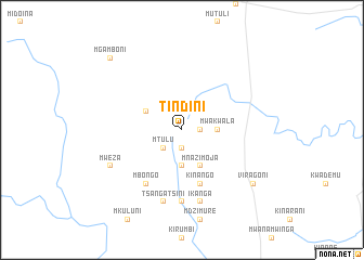 map of Tindini