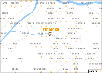 map of Tindirke