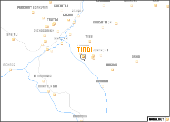 map of Tindi