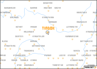 map of Tindok