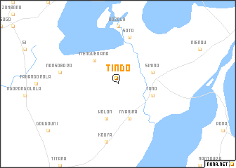 map of Tindo