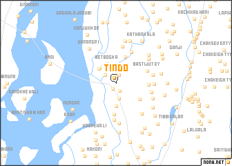 map of Tindo