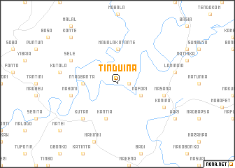 map of Tinduina