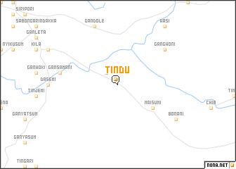 map of Tindu