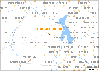 map of Tine Ali Ou Bha