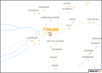 map of Tinejad