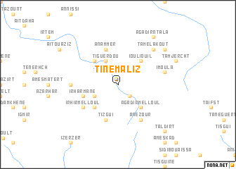 map of Tinemaliz