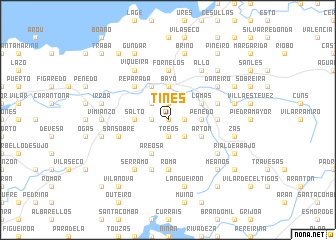 map of Tines