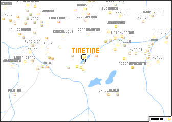 map of Tine Tine