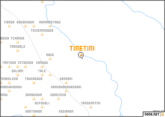 map of Tinetini