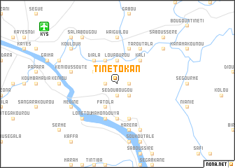 map of Tinetokan