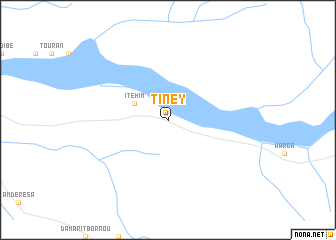 map of Tiney