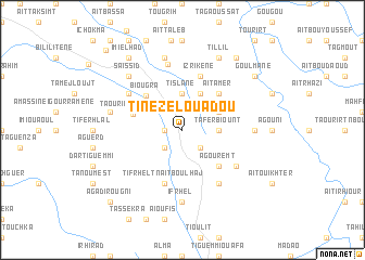 map of Tine Zelouadou