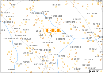 map of Tinfangué