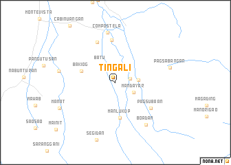 map of Tingali