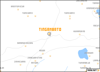 map of Tingambato