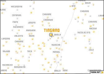 map of Tingano