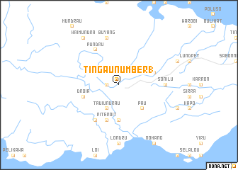 map of Tingau Number 1