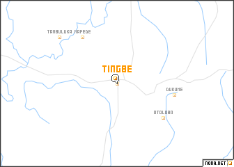 map of Tingbe