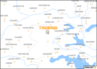 map of Tingbinwu