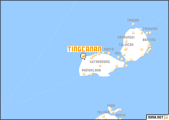 map of Tingcanan