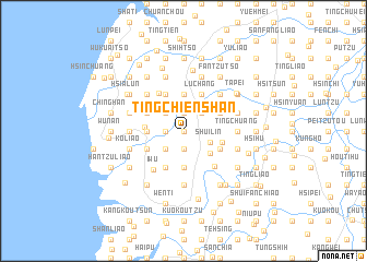 map of Ting-chien-shan