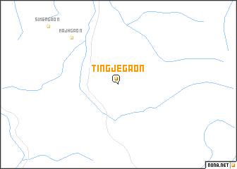 map of Tingjegaon