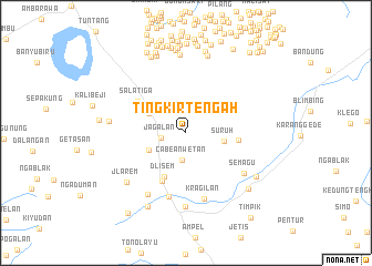 map of Tingkirtengah