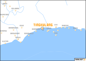 map of Tingkulang