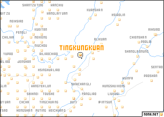 map of Ting-kung-kuan