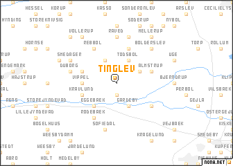 map of Tinglev