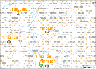 map of Ting-liao