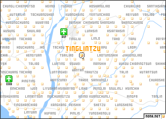 map of Ting-lin-tzu
