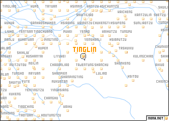 map of Ting-lin