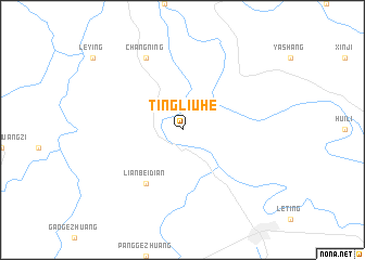 map of Tingliuhe